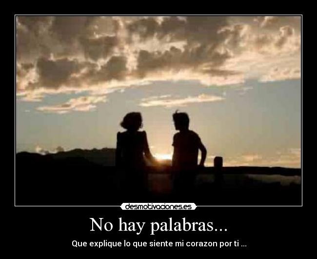 No hay palabras... -