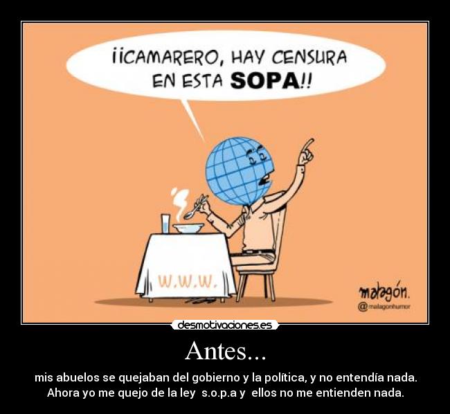 Antes... -