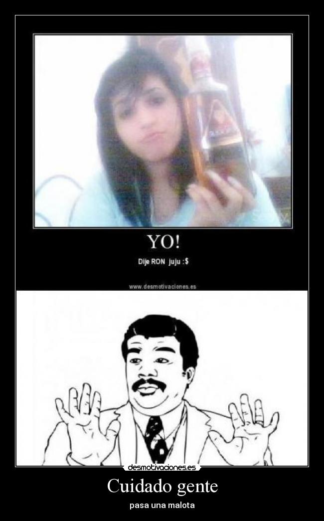 Cuidado gente - pasa una malota