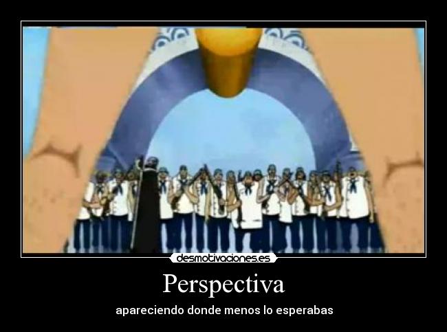 Perspectiva - apareciendo donde menos lo esperabas
