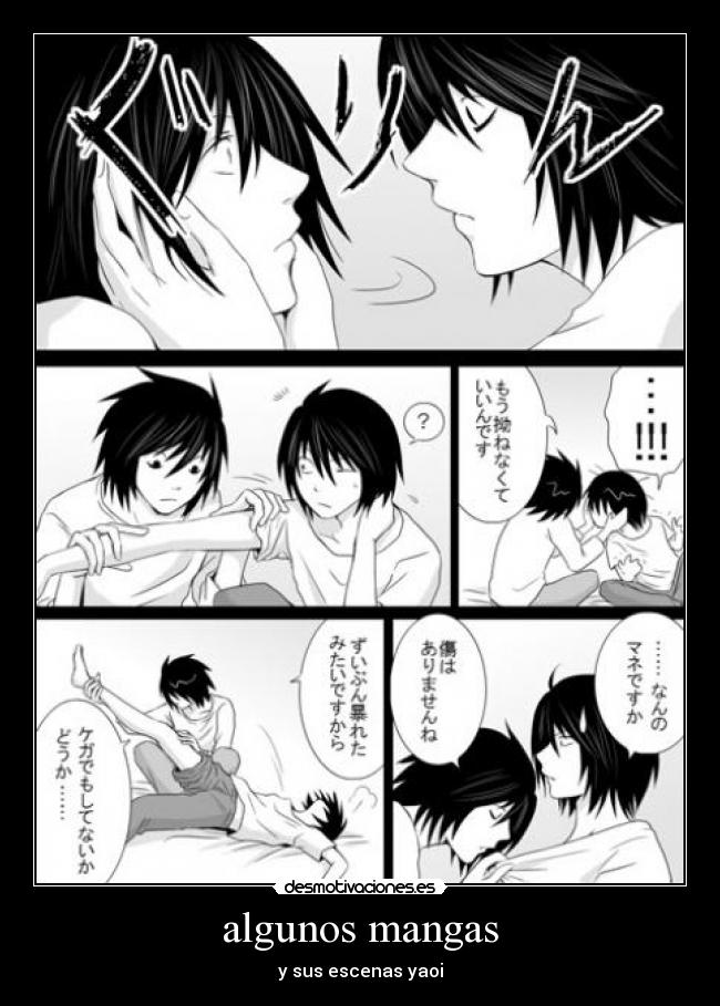 algunos mangas - y sus escenas yaoi