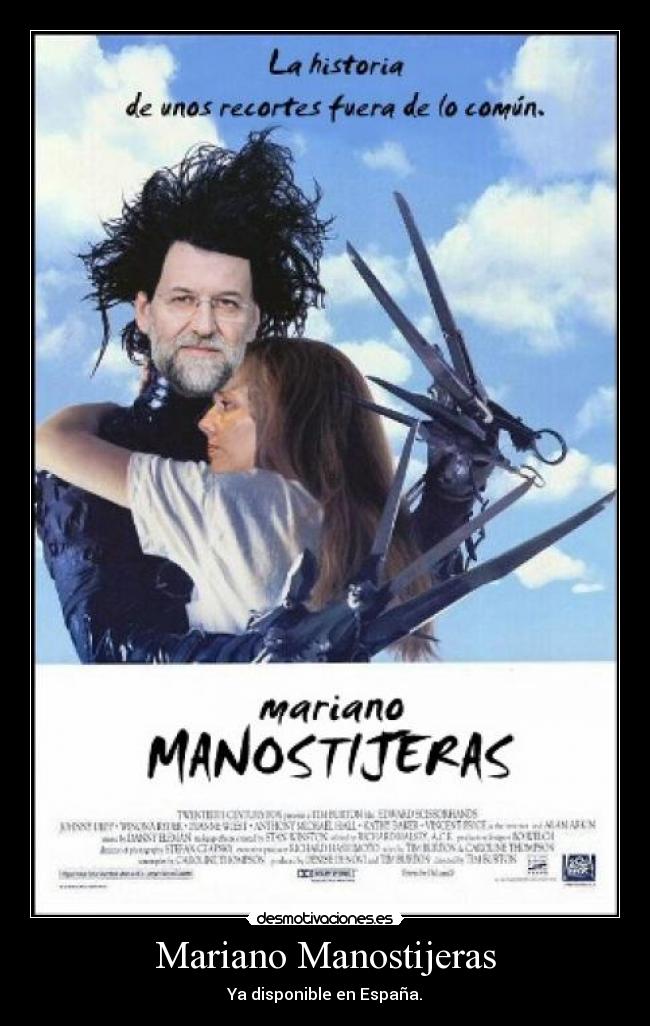 Mariano Manostijeras - Ya disponible en España.