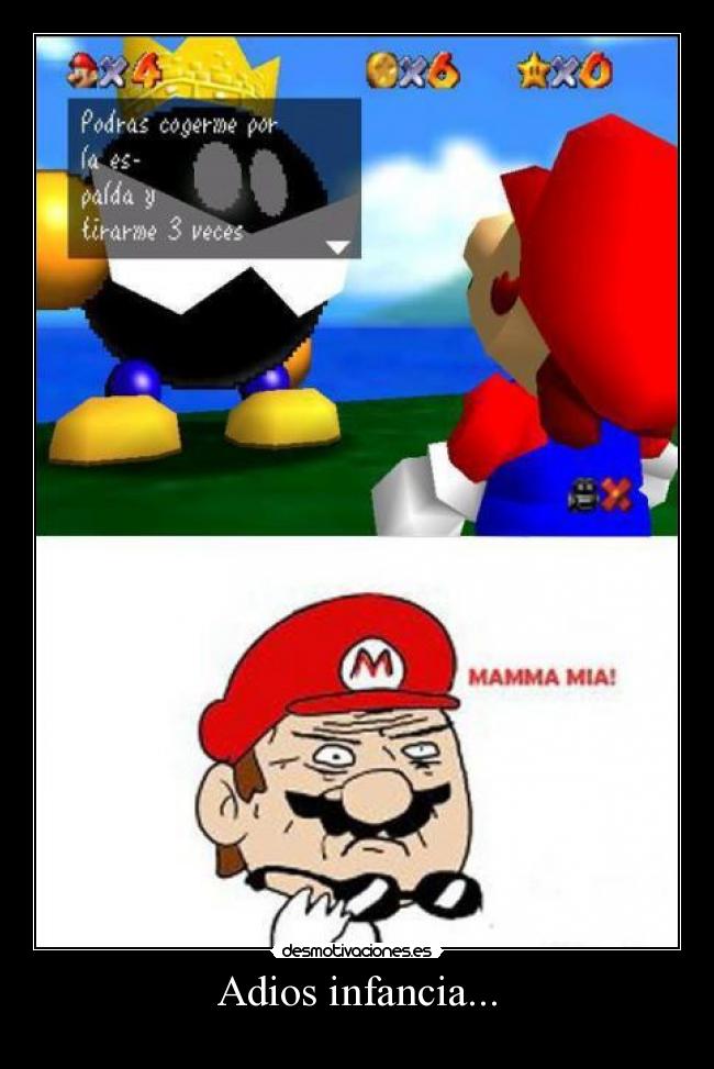 carteles infancia kamasutra version mario desmotivaciones