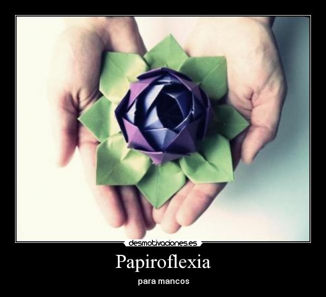 Papiroflexia - para mancos