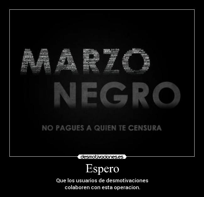Espero -