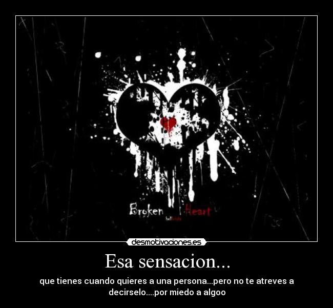 Esa sensacion... - 