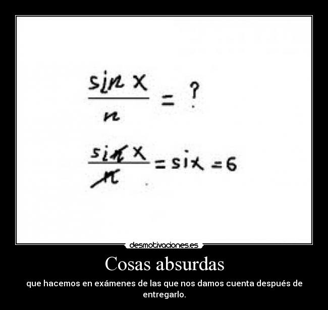 Cosas absurdas - 
