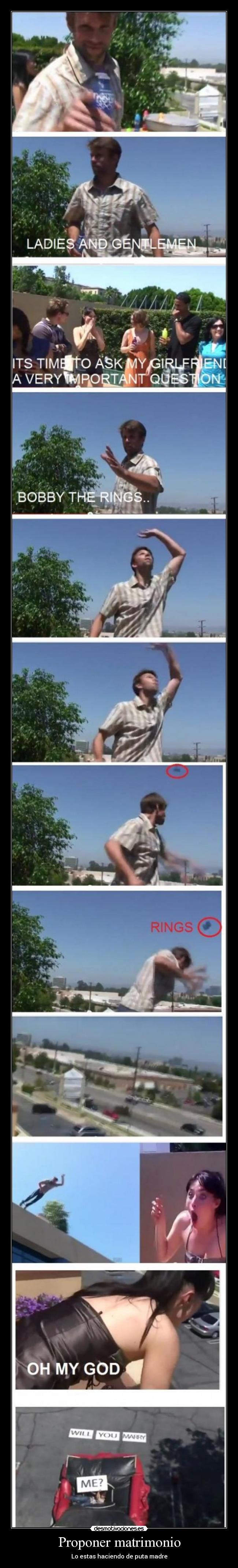 Proponer matrimonio -