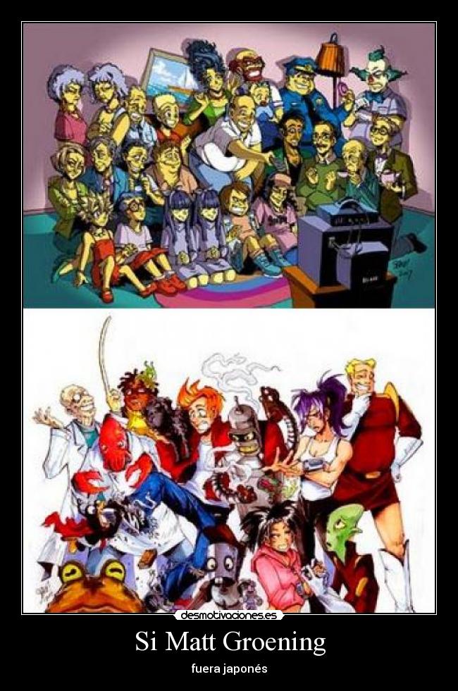 Si Matt Groening - fuera japonés