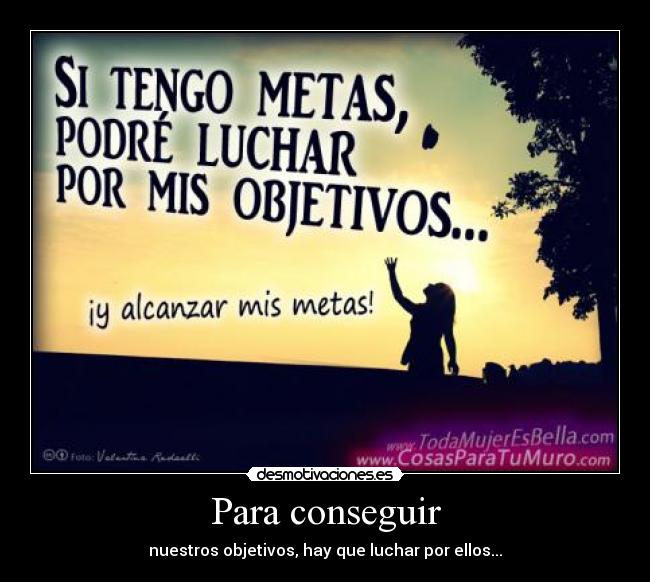 carteles objetivos desmotivaciones