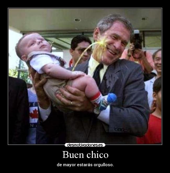carteles bush meada bebe desmotivaciones