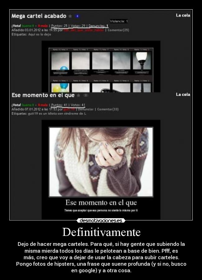 carteles asco desmotivaciones desmotivaciones