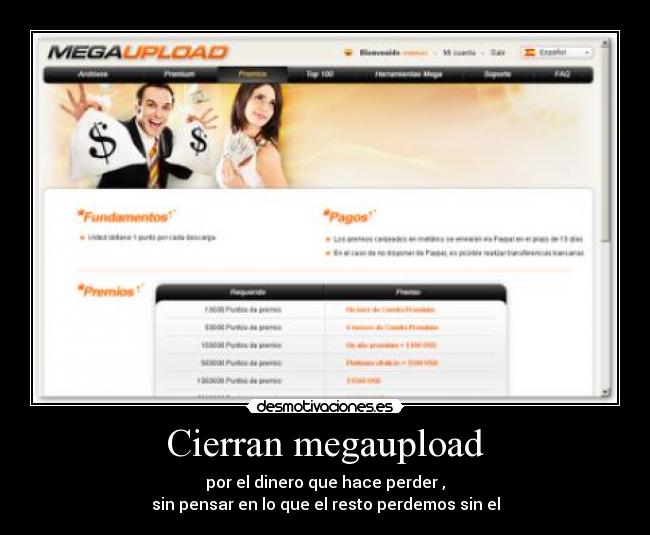 Cierran megaupload - 