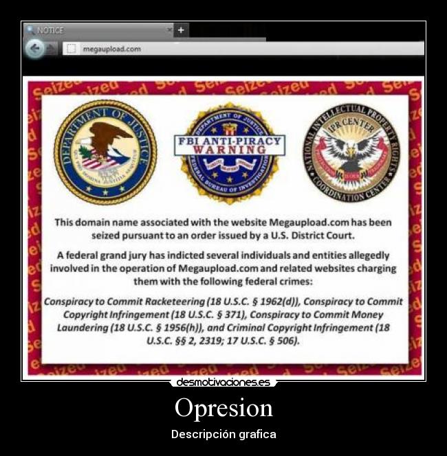 Opresion - Descripción grafica