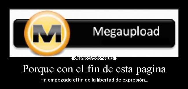 Porque con el fin de esta pagina - Ha empezado el fin de la libertad de expresión...