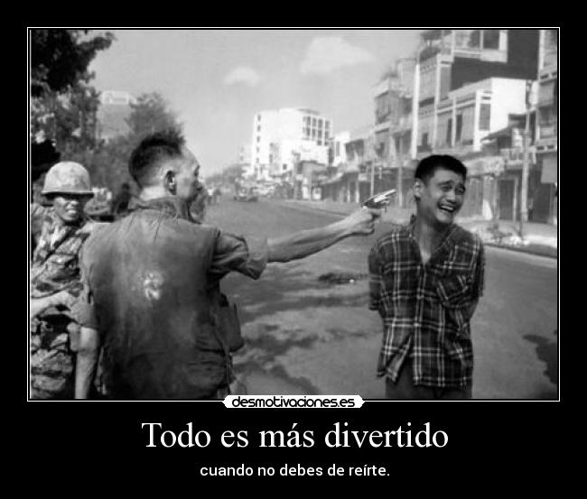 Todo es más divertido - cuando no debes de reírte.