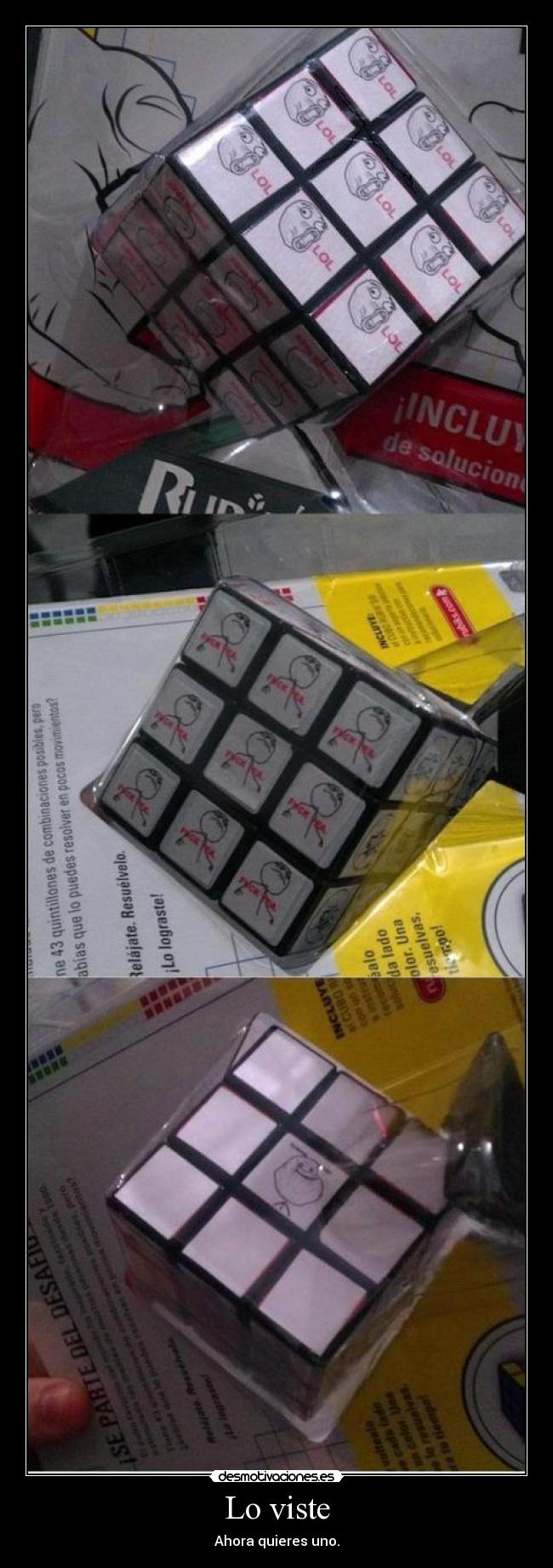 carteles cubo rubik memes desmotivaciones