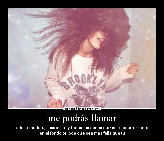 me podrás llamar -