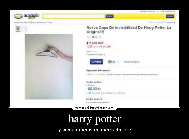 harry potter - y sus anuncios en mercadolibre