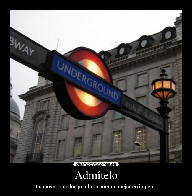 carteles palabras sonar ingles desmotivaciones