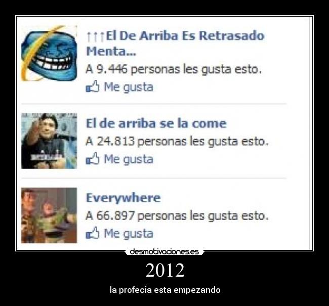 2012 - la profecia esta empezando