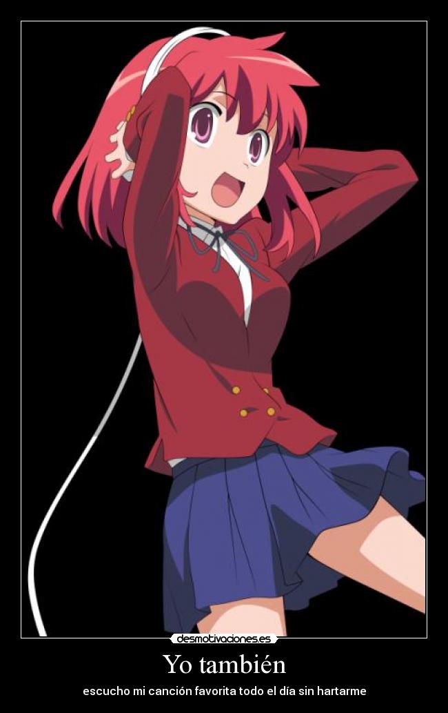 carteles anime toradora musica desmotivaciones