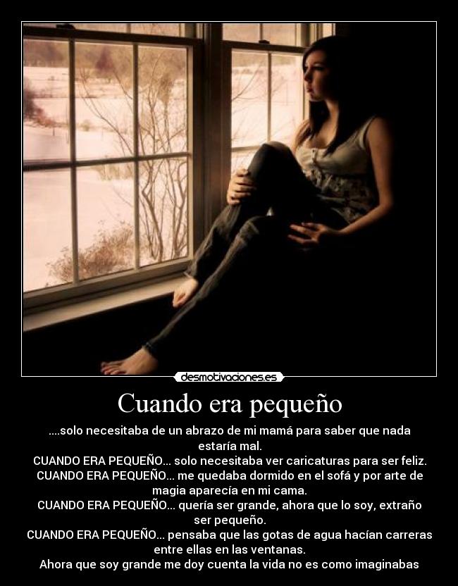 Cuando era pequeño - 