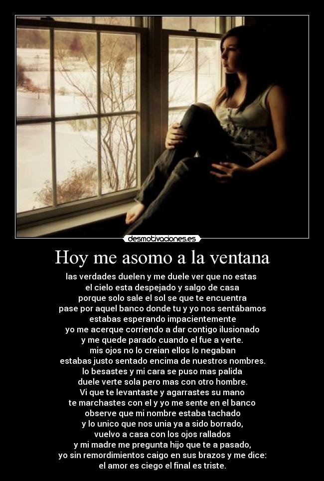 Hoy me asomo a la ventana - 