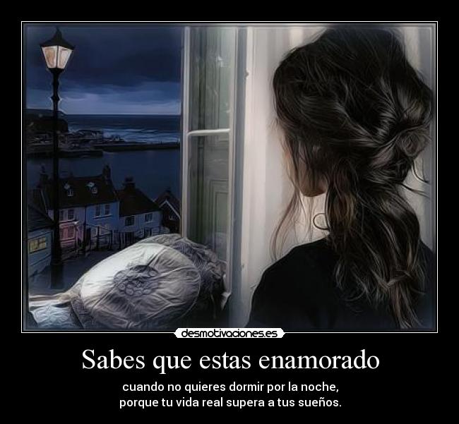 Sabes que estas enamorado -