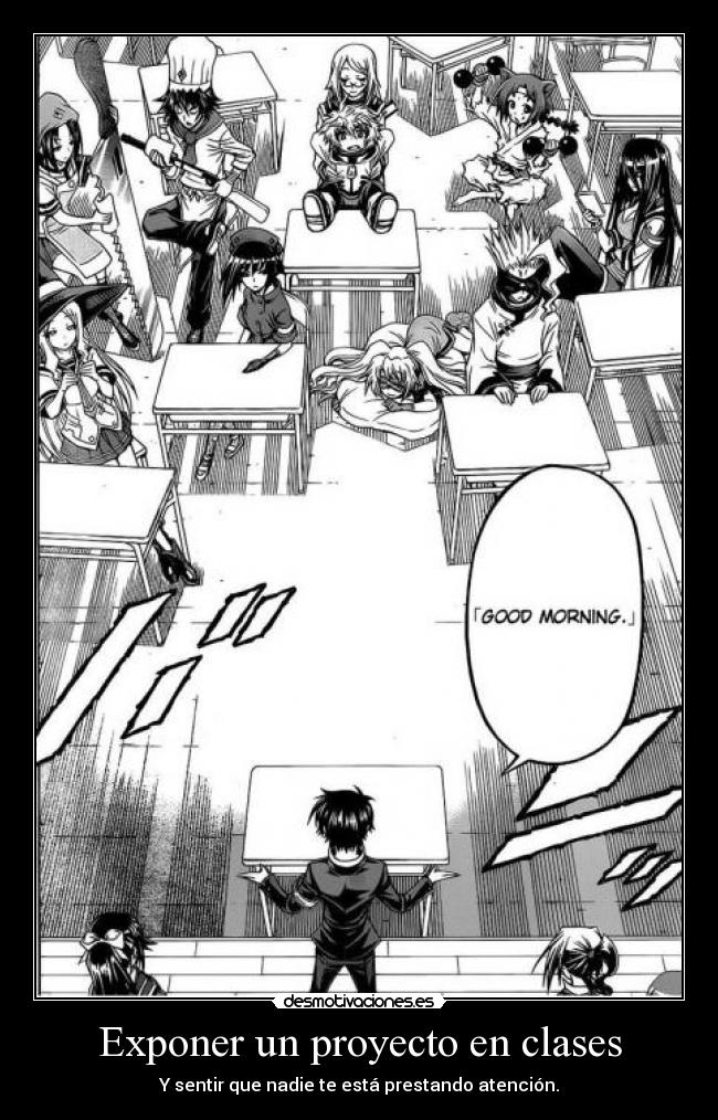 Exponer un proyecto en clases -