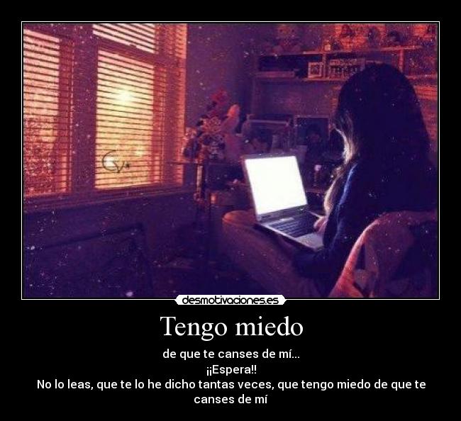 carteles miedo jiju princesita amo desmotivaciones