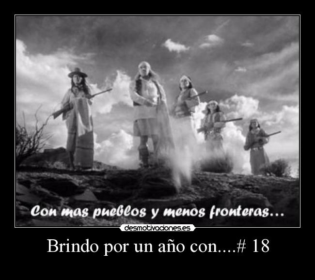 Brindo por un año con....# 18 -