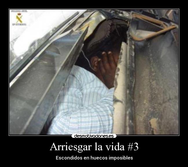 Arriesgar la vida #3 - Escondidos en huecos imposibles