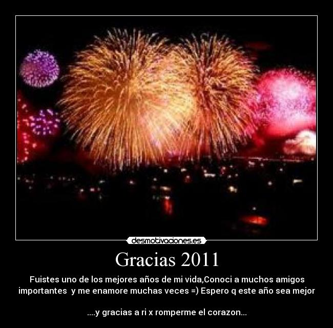 Gracias 2011 - 