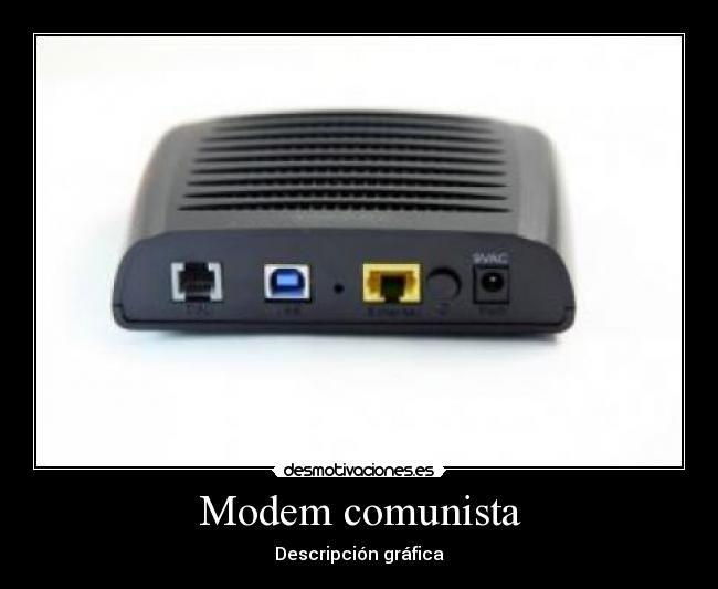 Modem comunista - Descripción gráfica