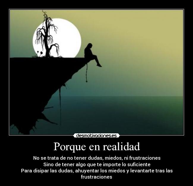 Porque en realidad -