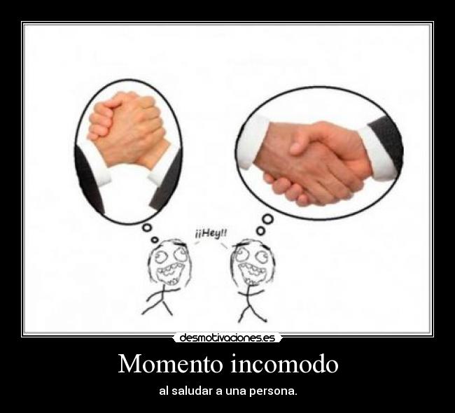 Momento incomodo -