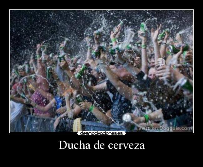 Ducha de cerveza - 