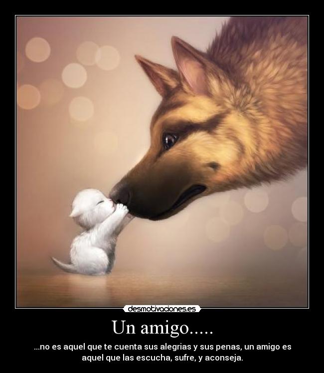Un amigo..... -