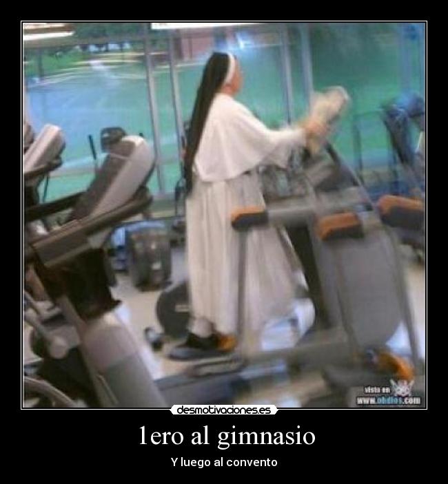 1ero al gimnasio -