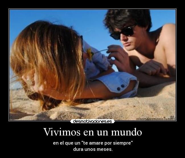 Vivimos en un mundo -