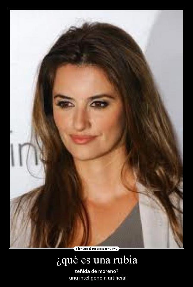 ¿qué es una rubia - 
