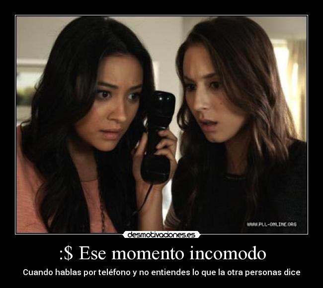 :$ Ese momento incomodo -