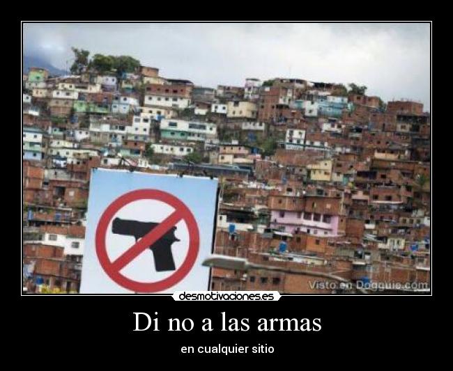 Di no a las armas -