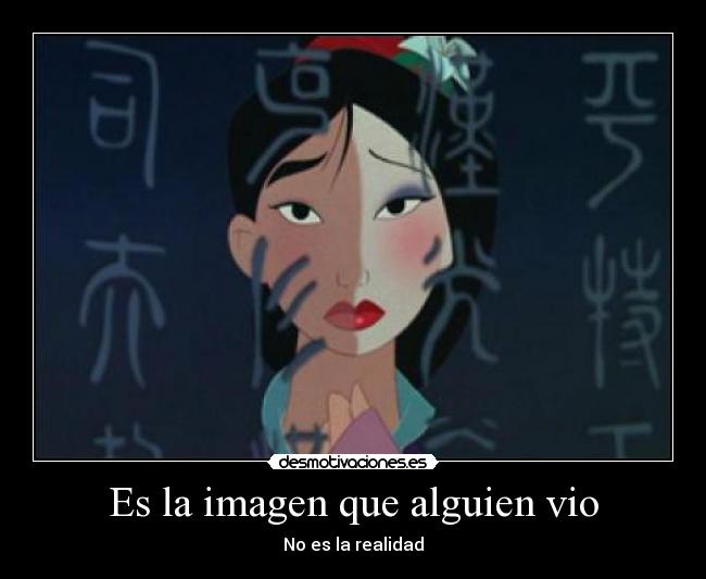 Es la imagen que alguien vio - 