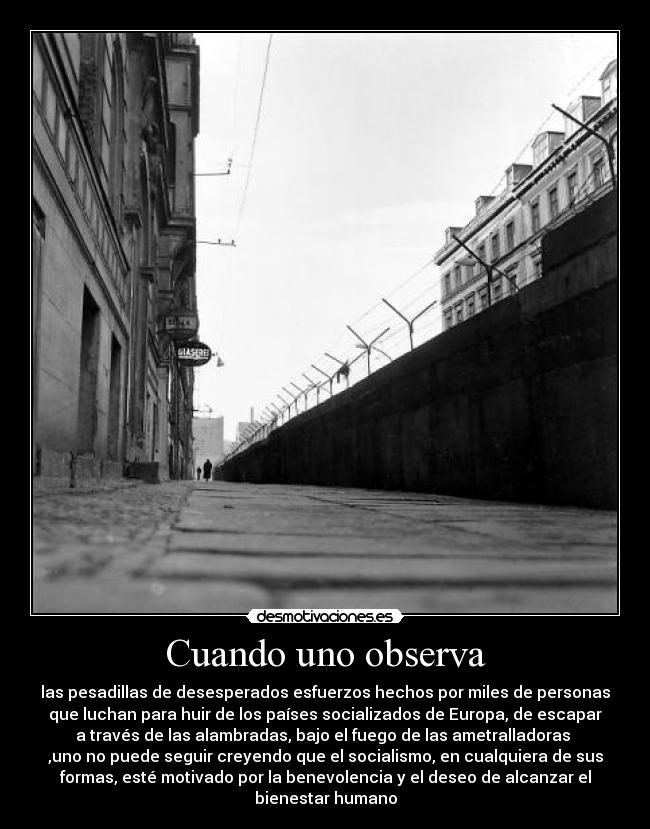 Cuando uno observa -