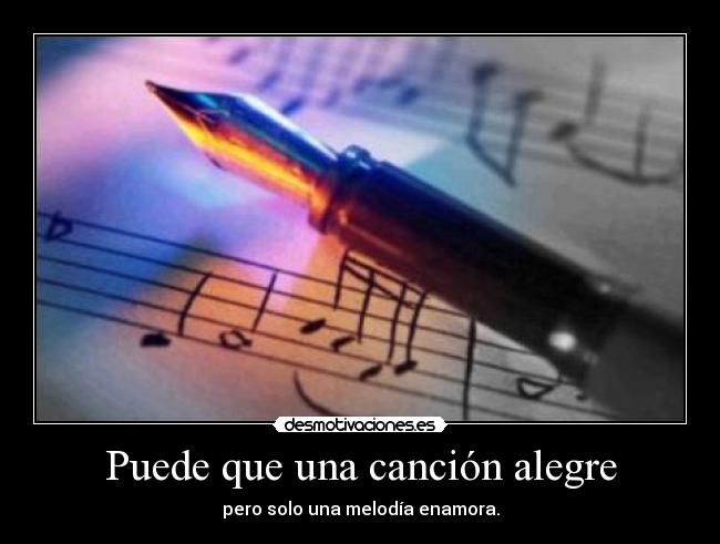 Puede que una canción alegre -
