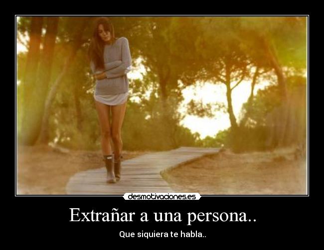 carteles extranar esa persona desmotivaciones