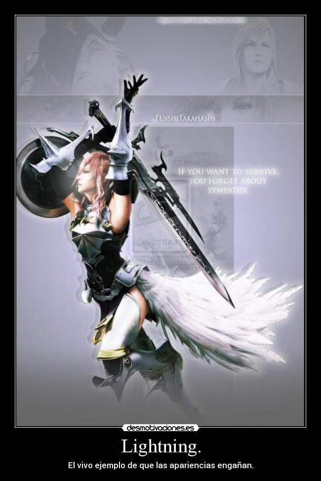 Lightning. - El vivo ejemplo de que las apariencias engañan.