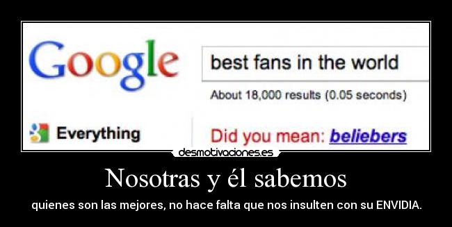 Nosotras y él sabemos -